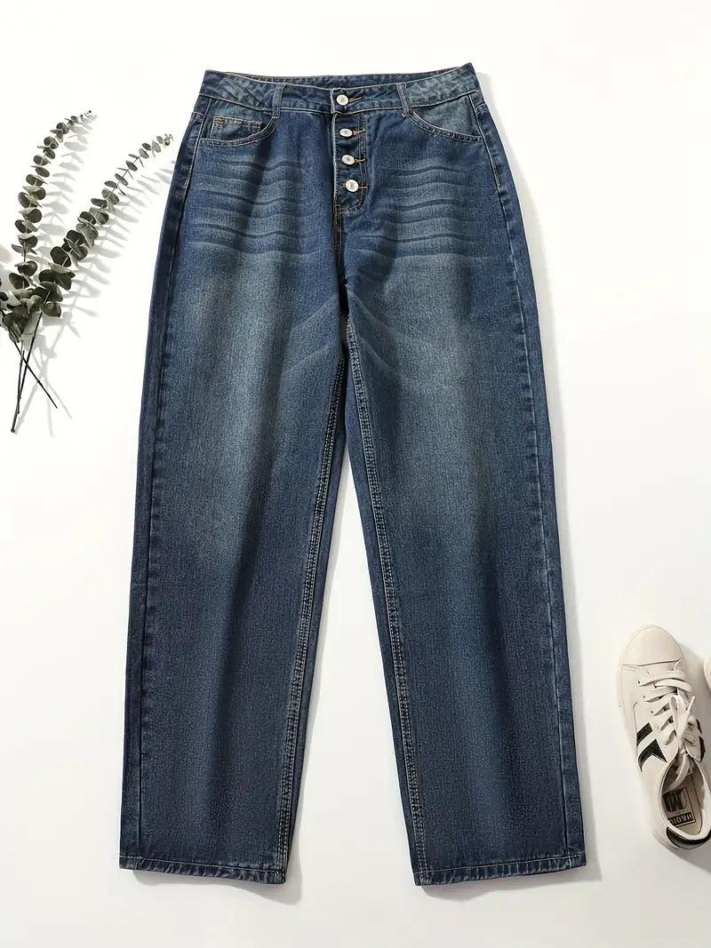 GR | Loose-fitting denim jeans for women