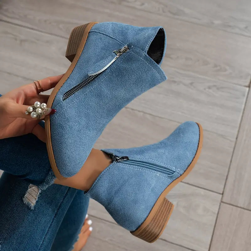 GR | Boots Stylish design with practical zipper