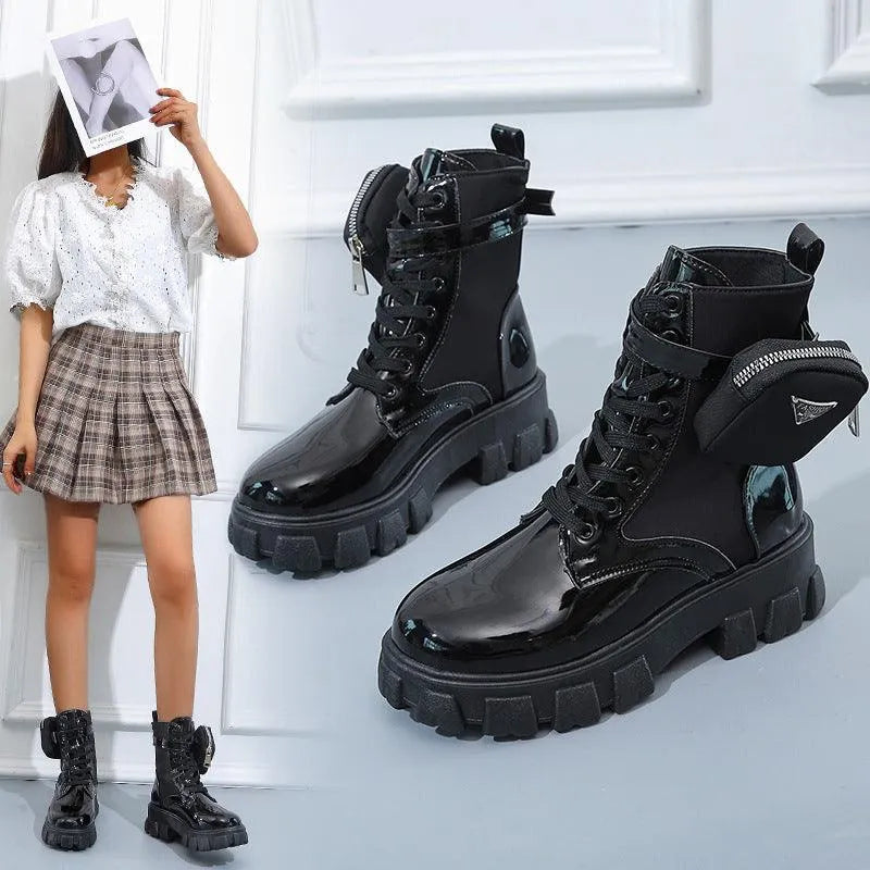 GR | Boots with a platform up to the calf