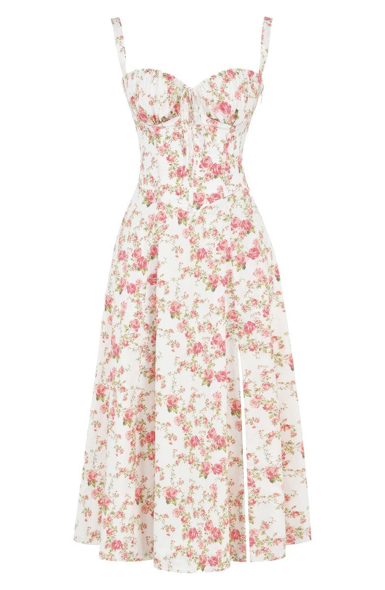 Floral corset dress