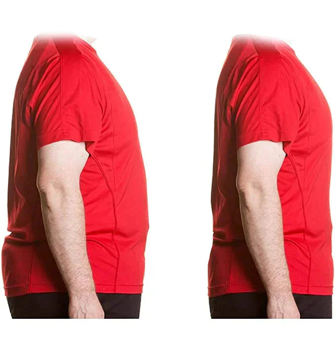 GR | Schlanke Passform Kompression Body Shaper mit Bauchkontrolle und Unsichtbarem Unterhemd Design