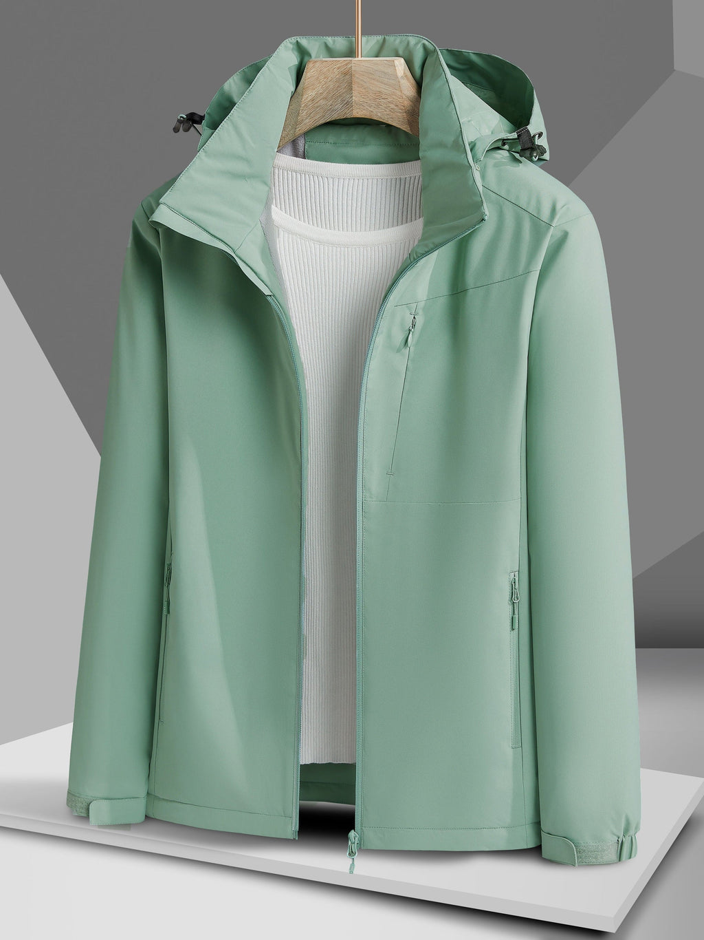 GR Waterproof Fleece Winter Jacket with Hood for Women | Perfect for Outdoor Activities
