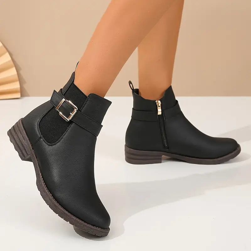 GR | Casual non-slip ankle boot with side zipper