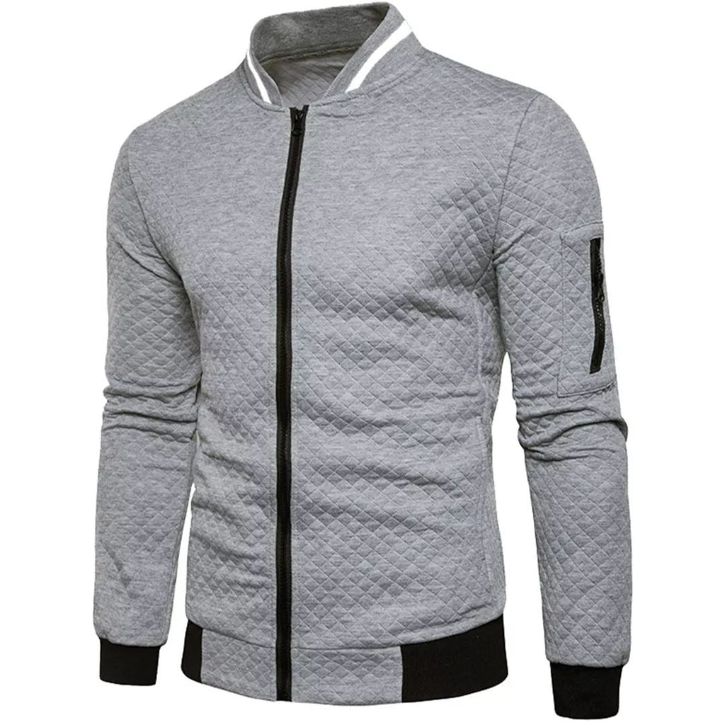 GR | Jacquard Zip Bomber Jacket