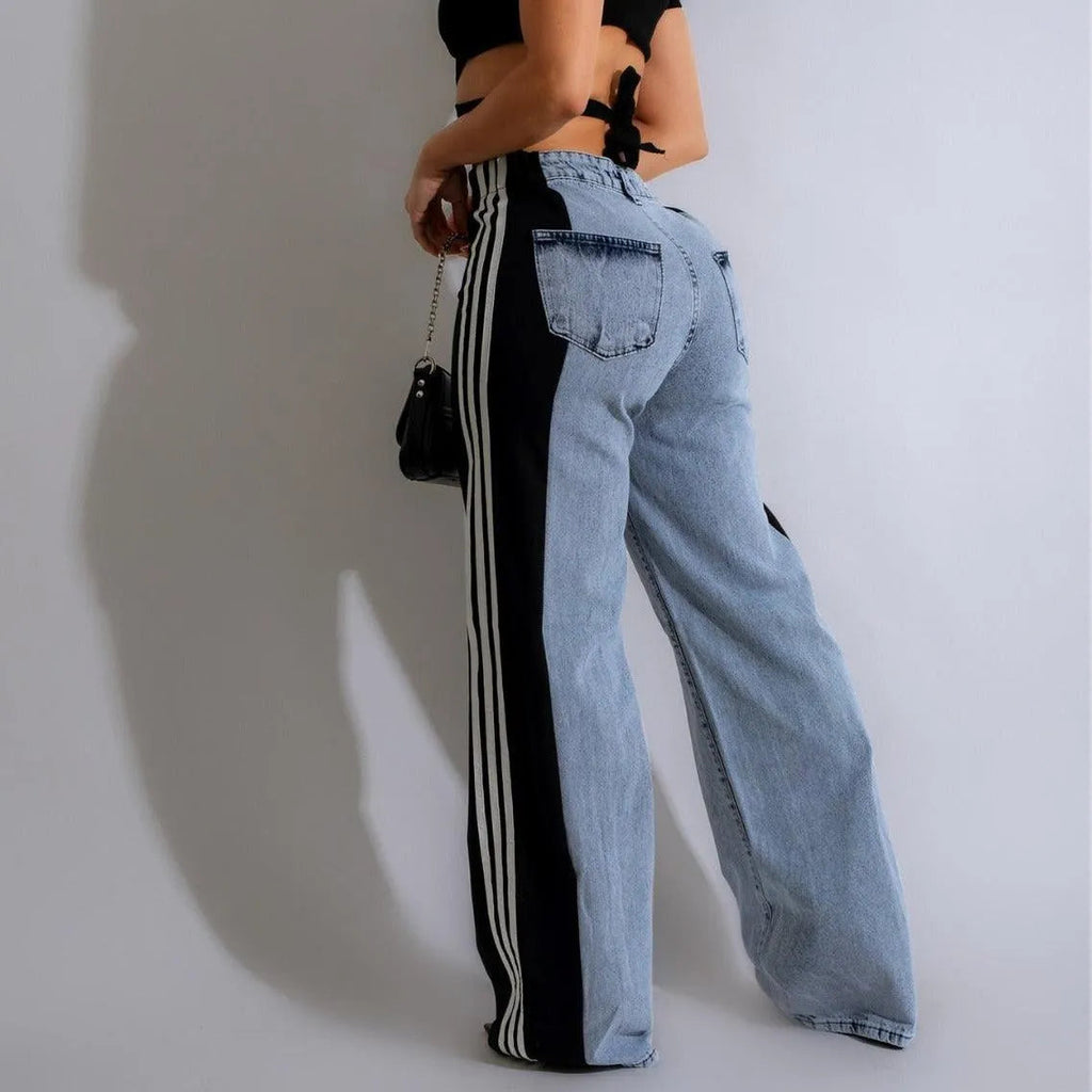 GR | Wide-leg denim trousers