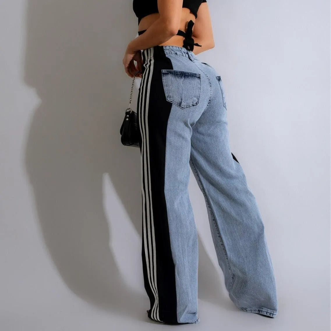 GR | Wide-leg denim trousers