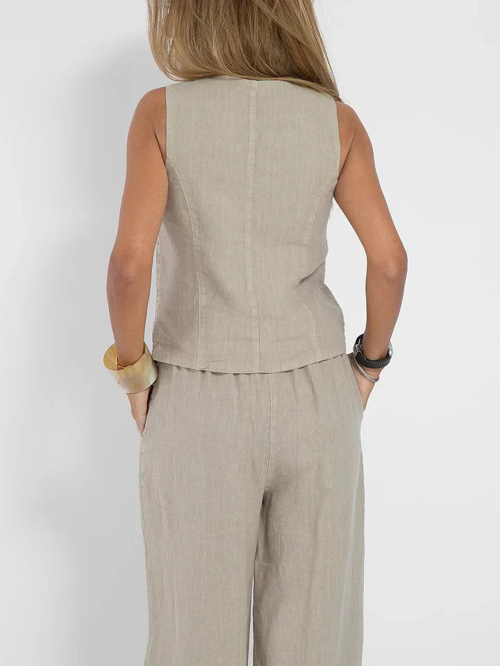 GR | Two-piece vest set for women
