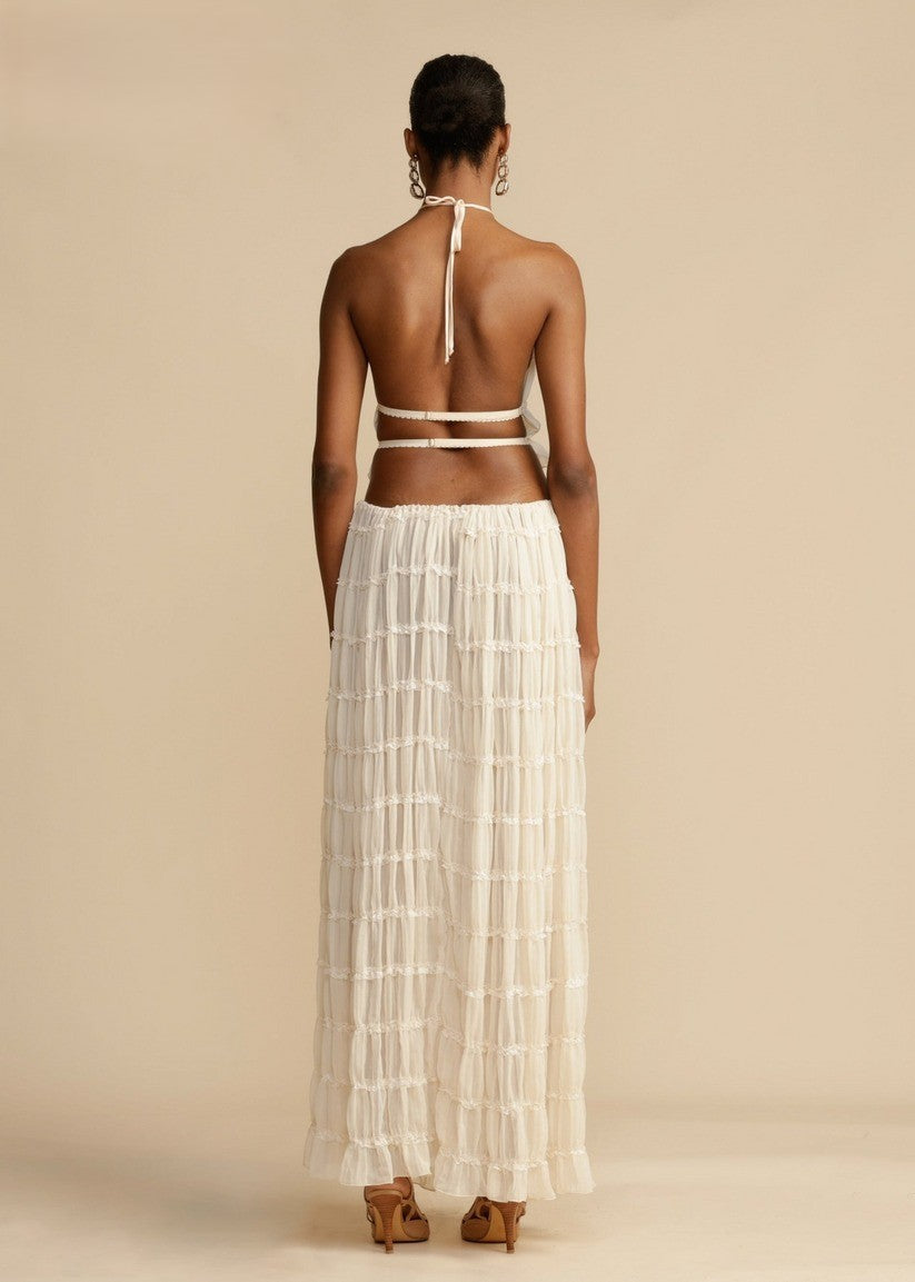 GR | Choker top and skirt set