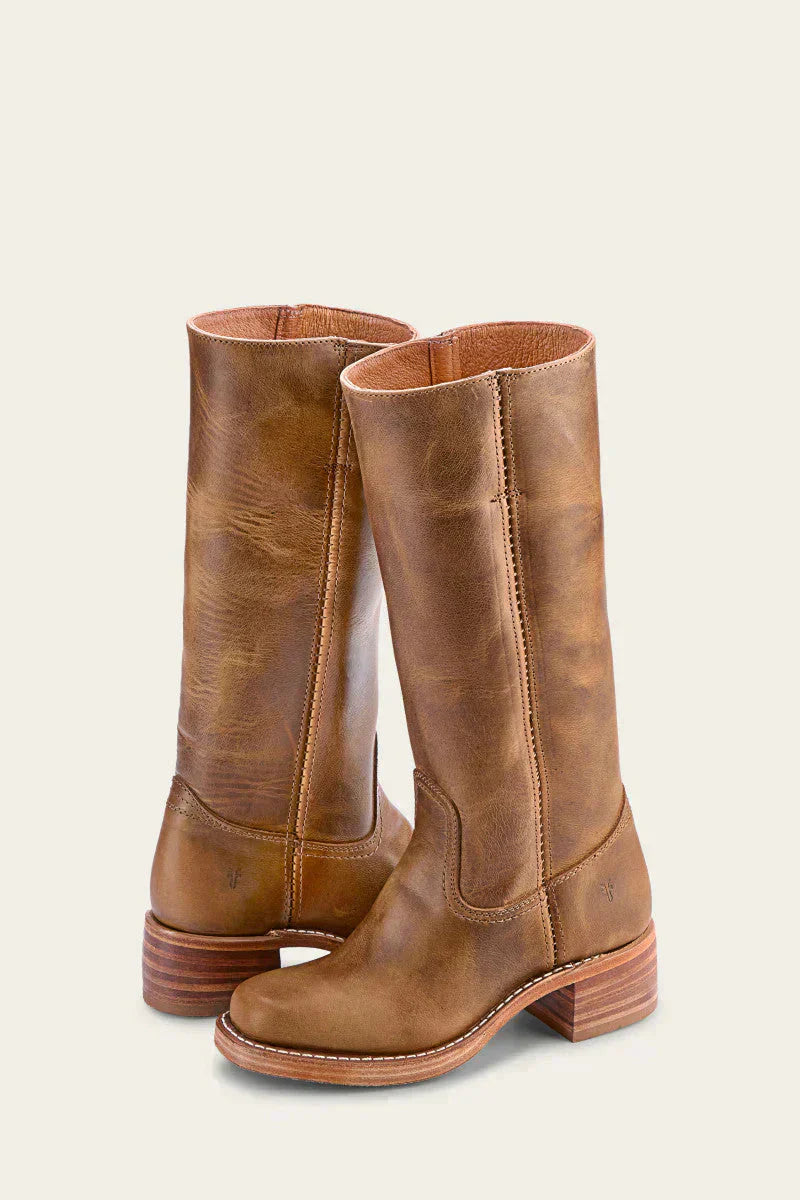 GR | Leather Long Boots for Women