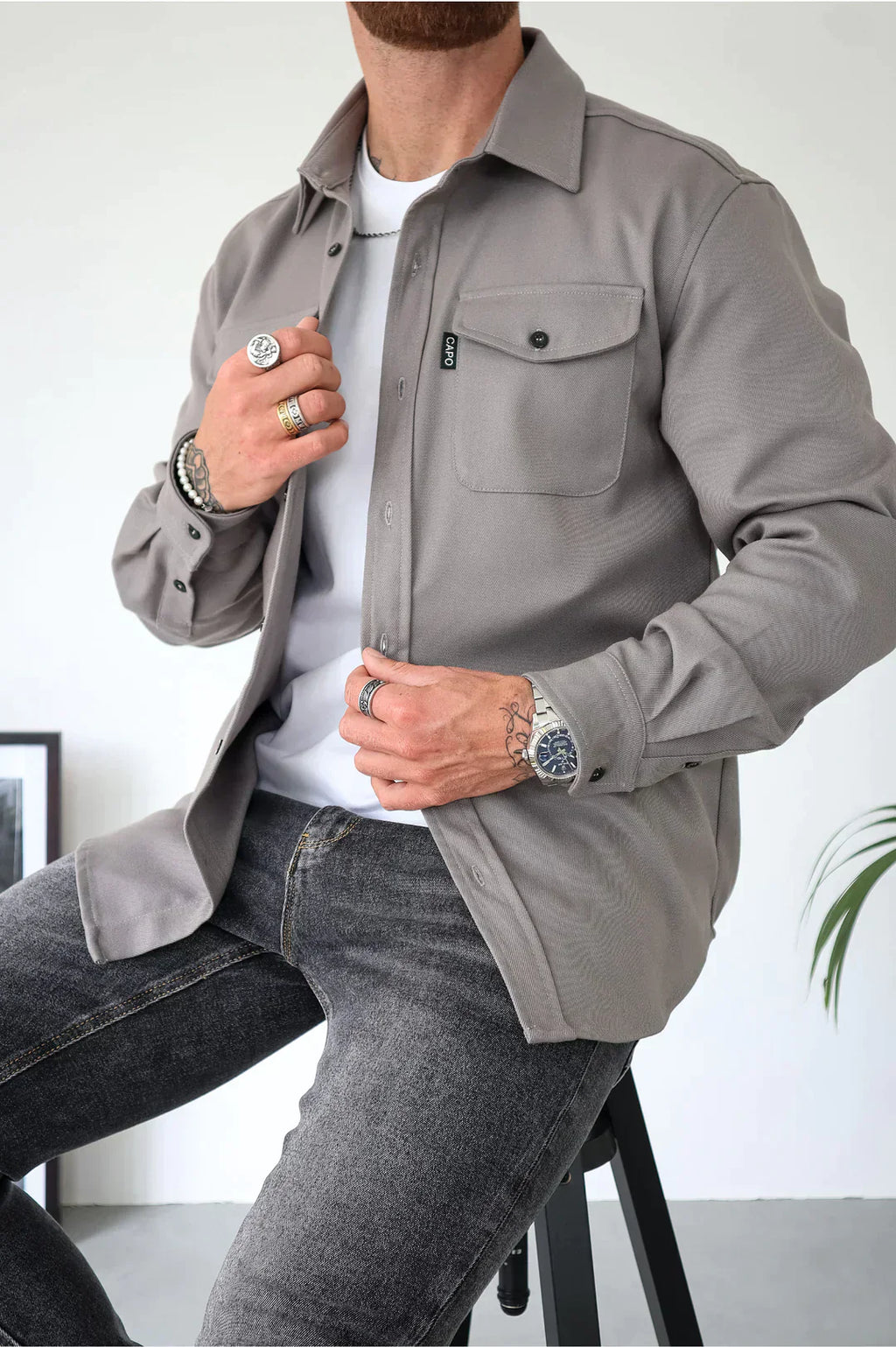 GR | Premium Button-Down Jacket