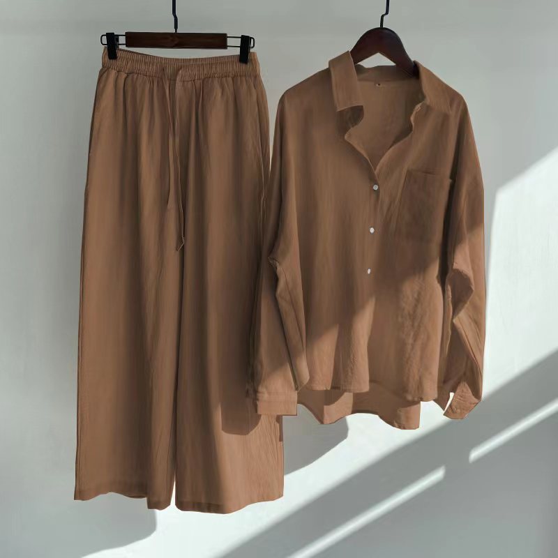 GR | Stylish Two-Piece Linen Set