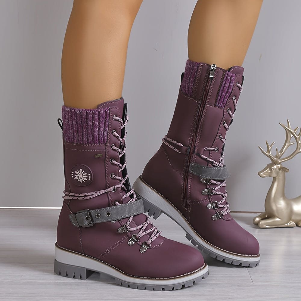 GR - Elegant knitted thermal boots