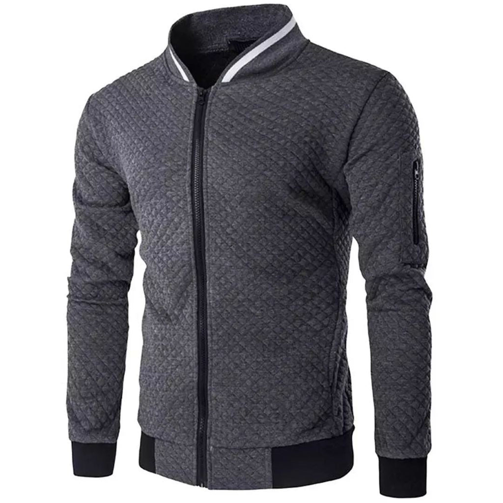 GR | Jacquard Zip Bomber Jacket