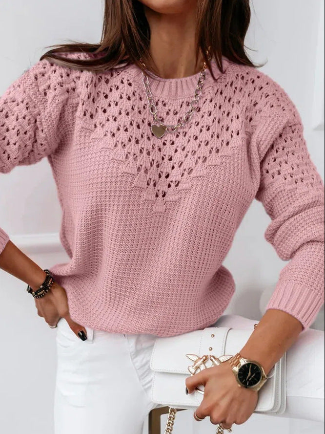GR | Elegant hemstitched pullover