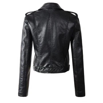 GR | Elegant Premium Leather Jacket for Women | Luxury and Style