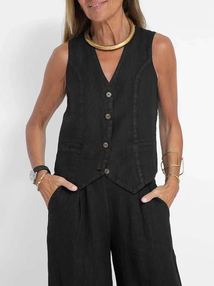 GR | Two-piece vest set for women