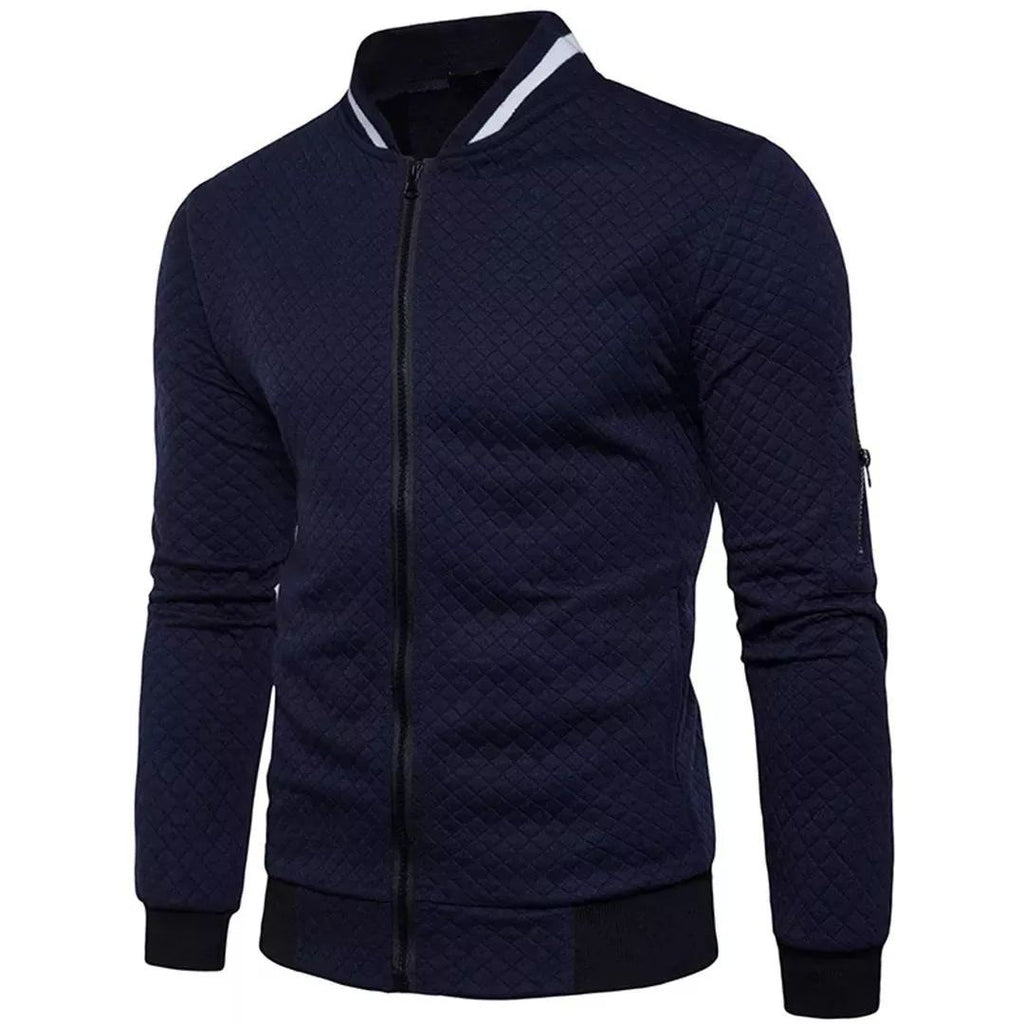 GR | Jacquard Zip Bomber Jacket