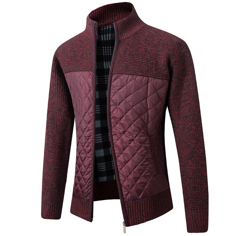 GR | Cardigan with stand-up collar