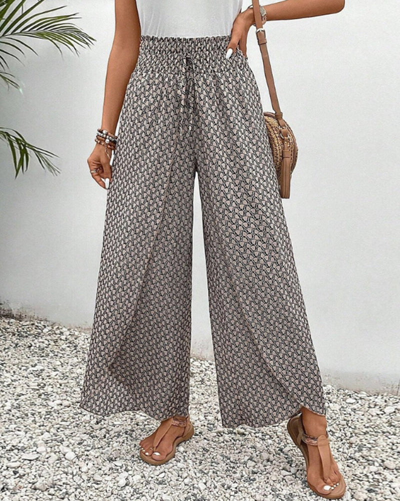 GR | Damenhose mit geometrischem Druck