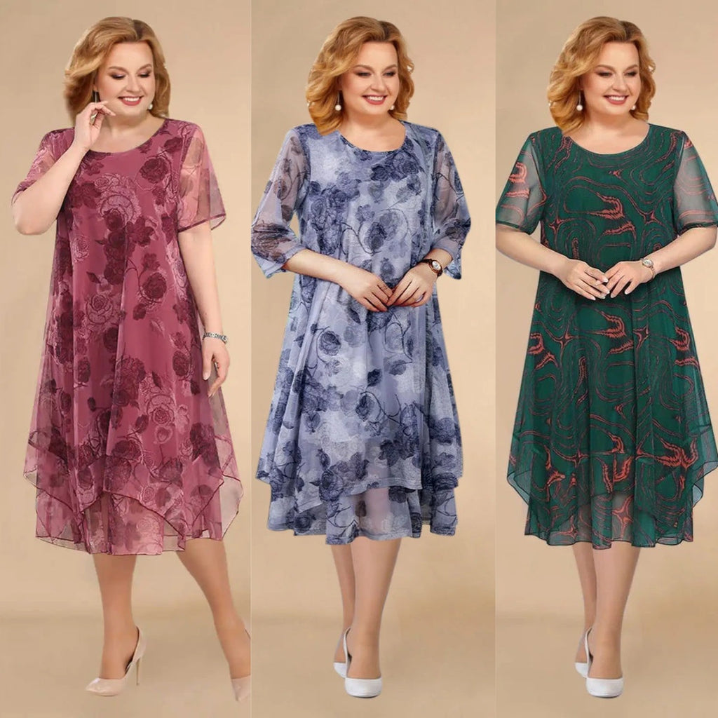 GR | Floral chiffon dress