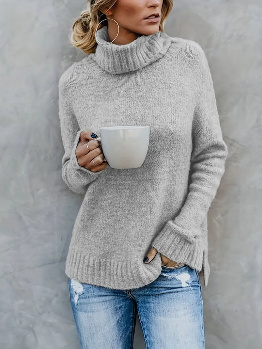 GR | Comfortable long-sleeved turtleneck sweater