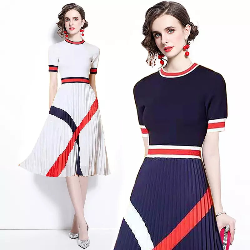 GR | Stylish knitted casual business dresses