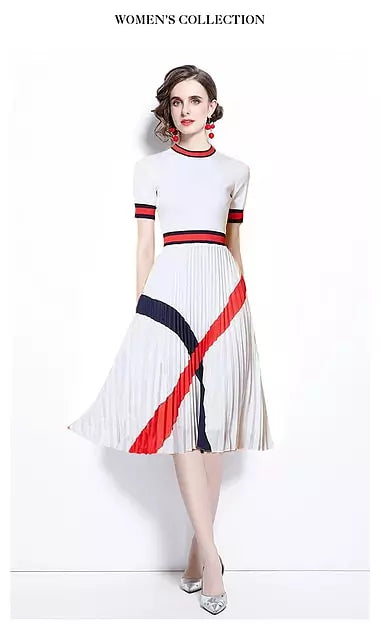 GR | Stylish knitted casual business dresses