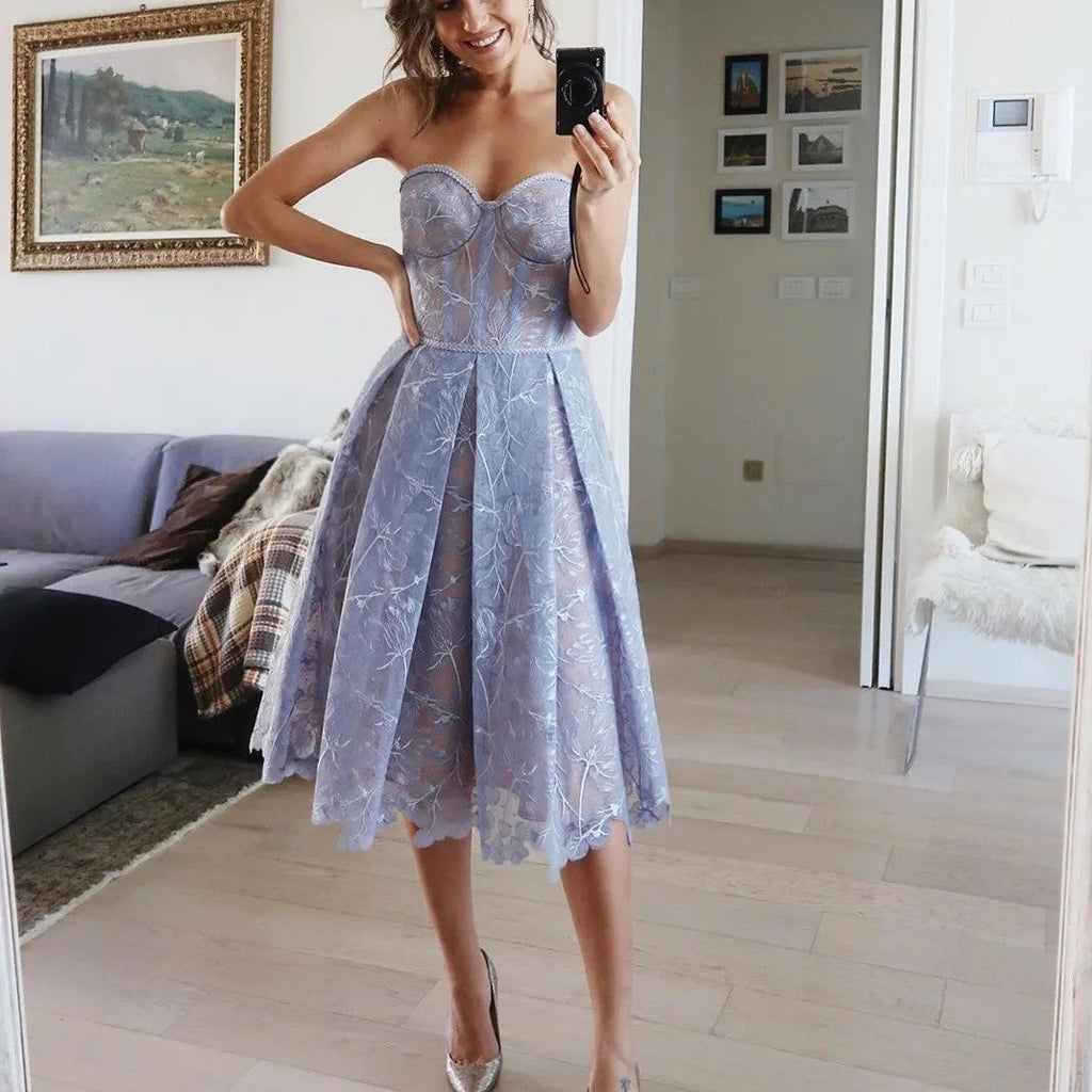 GR | Spitzen Cocktailkleid Für Damen