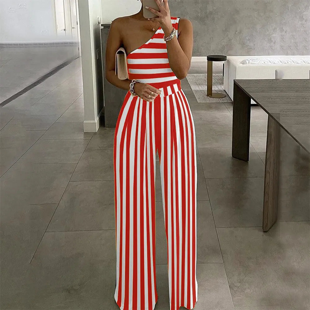 GR | One-shoulder sleeveless dress