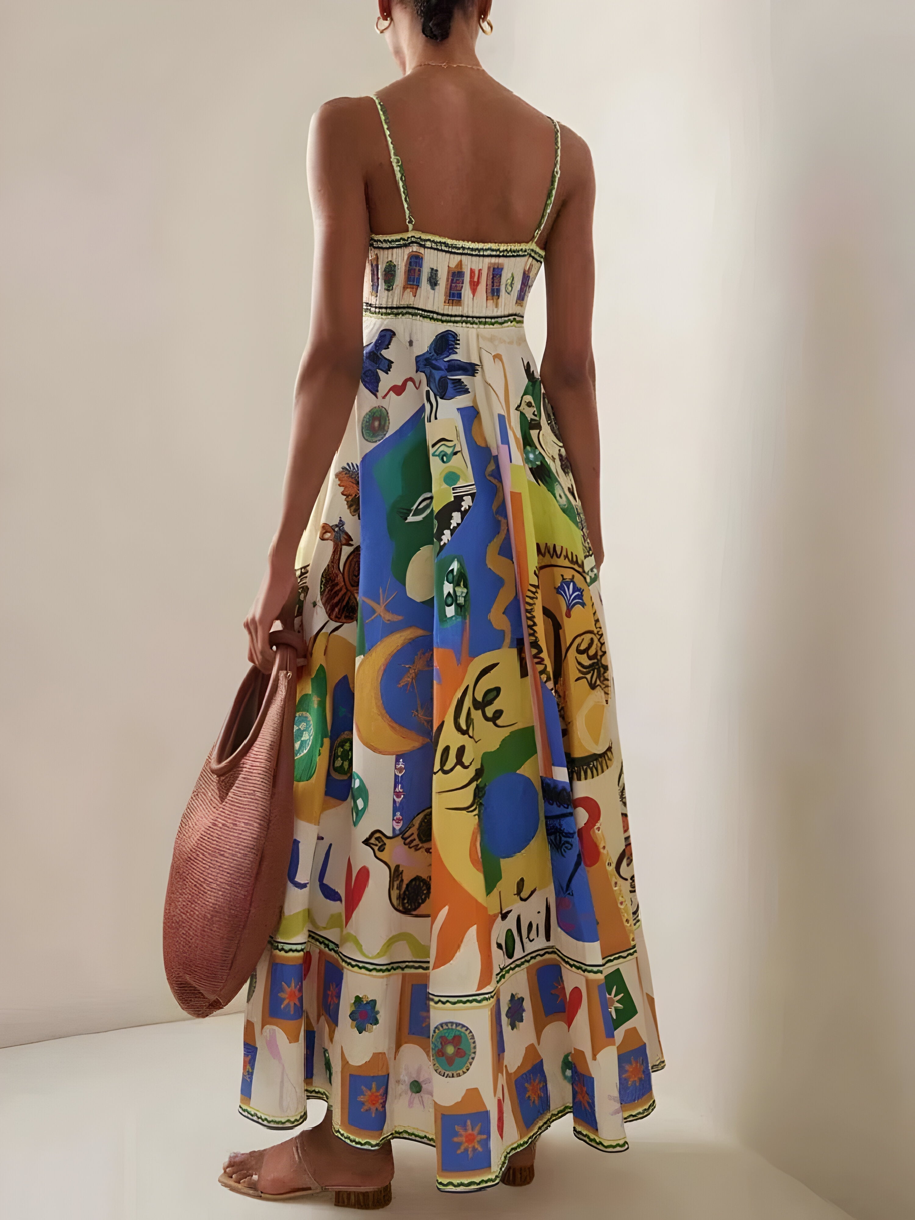 GR | Vibrant linen summer dress