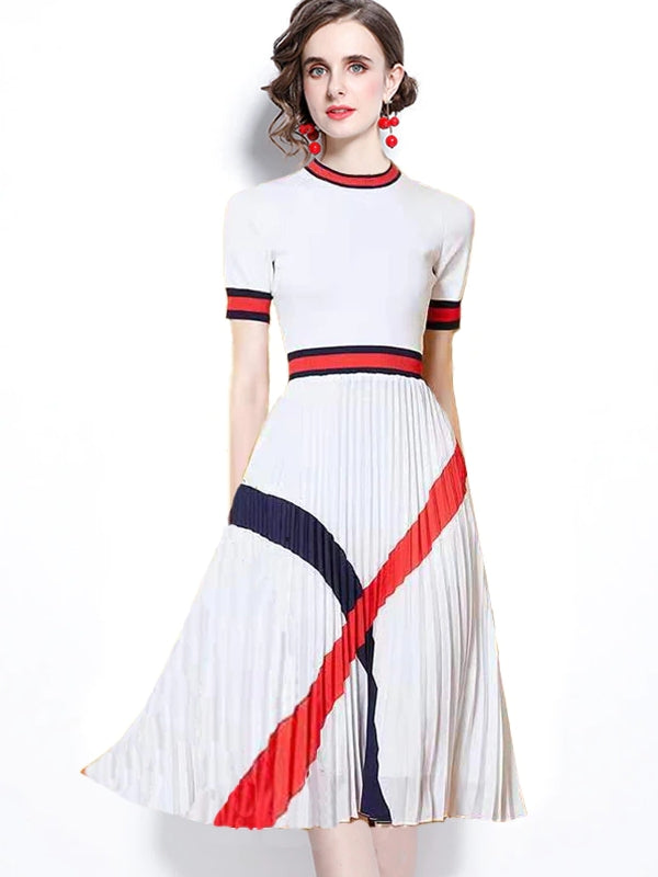 GR | Stylish knitted casual business dresses