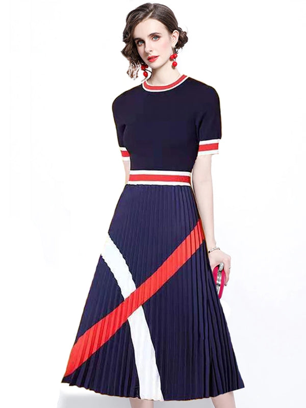 GR | Stylish knitted casual business dresses