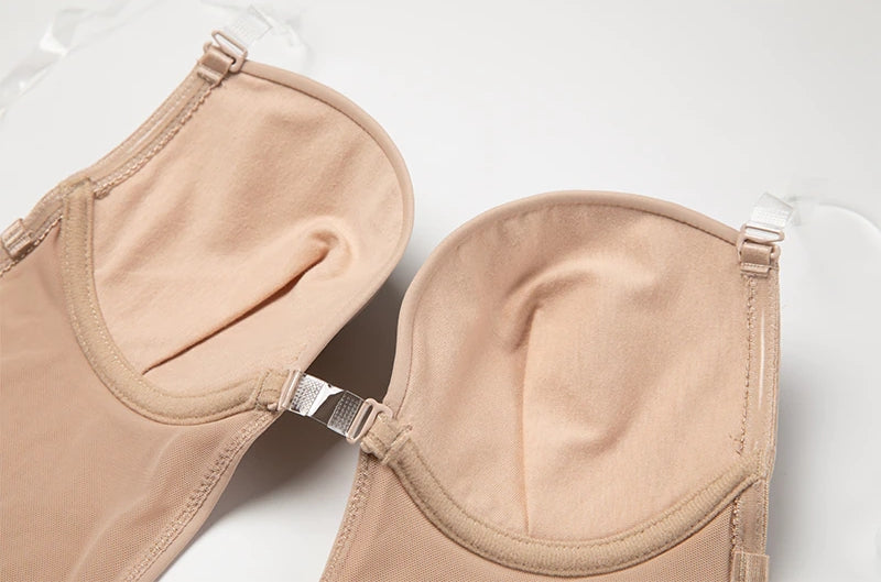 GR | Tiefer V-Ausschnitt Körperformender Bodysuit