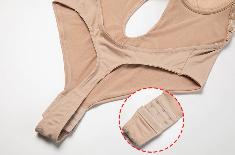 GR | Tiefer V-Ausschnitt Körperformender Bodysuit