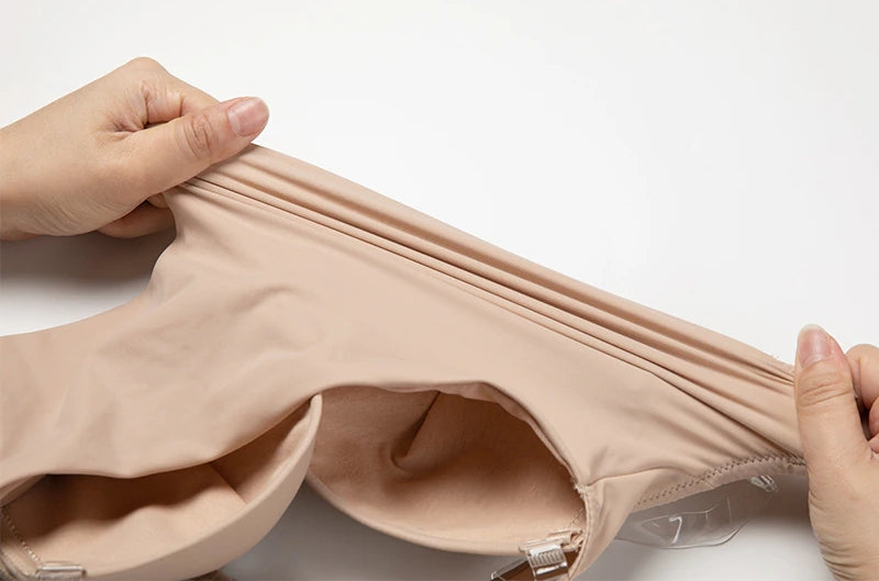 GR | Tiefer V-Ausschnitt Körperformender Bodysuit