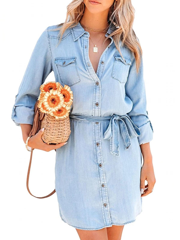 GR | Fashion Women's Relaxed Denim Dress