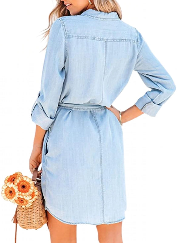 GR | Fashion Women's Relaxed Denim Dress