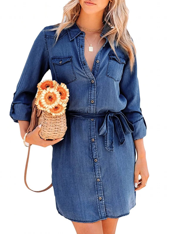 GR | Fashion Women's Relaxed Denim Dress