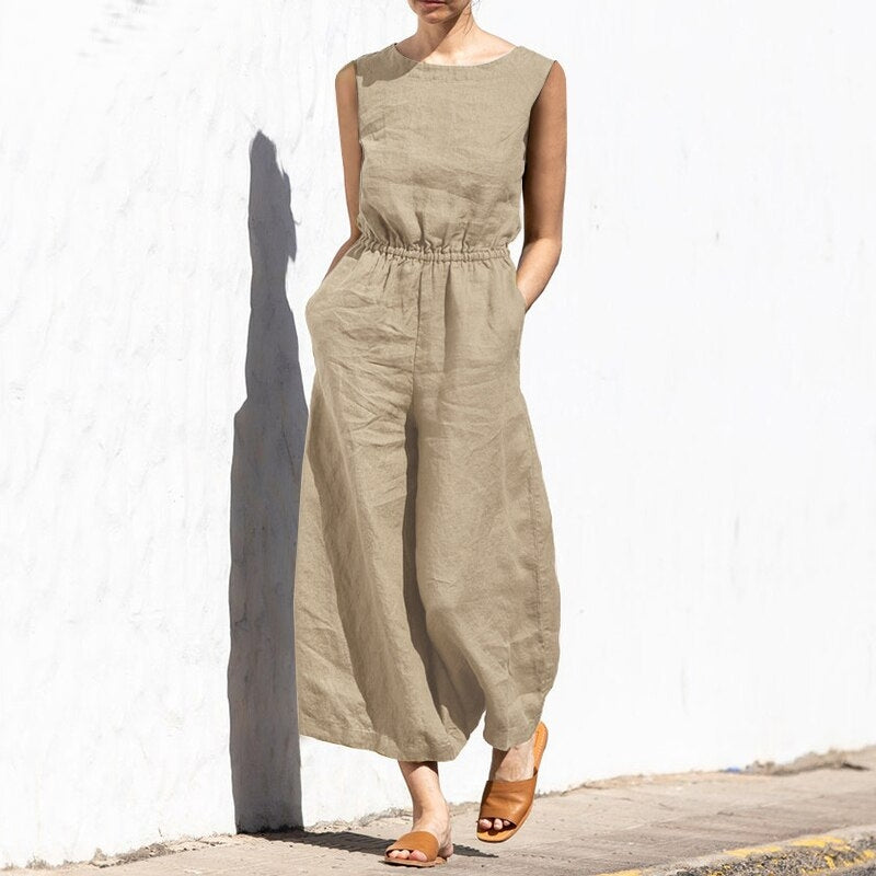 GR | Women's Army Green Summer Office Work Overalls