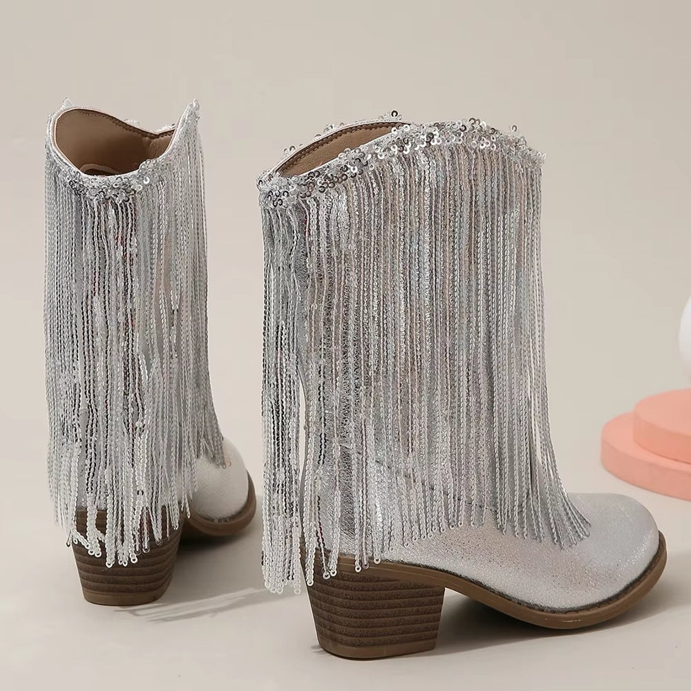 GR | Tupsut Pink Elegant Britannia Princess Kids Boots