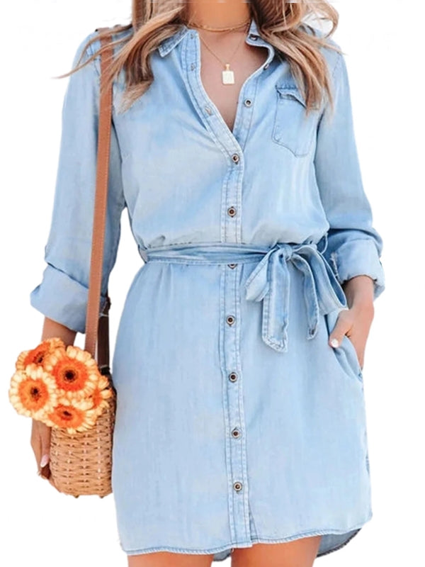 GR | Fashion Women's Relaxed Denim Dress