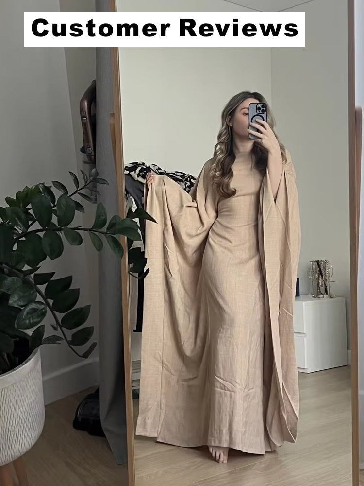 GR | Ramadan Khimar Abaya muslimfreundliches Kleid