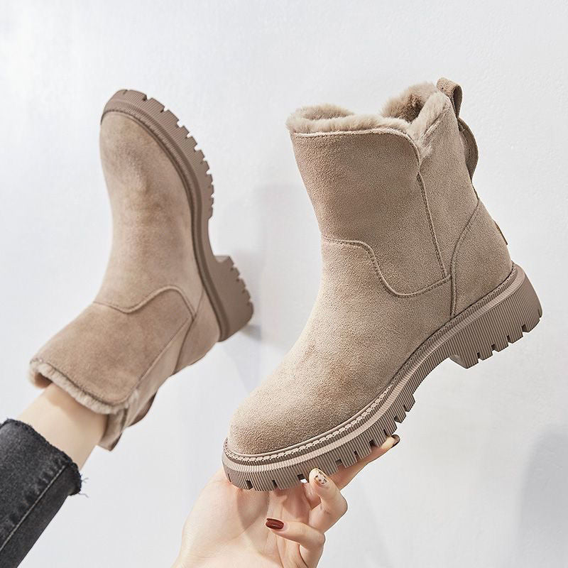 GR | Modern ankle boots with soft fleece lining