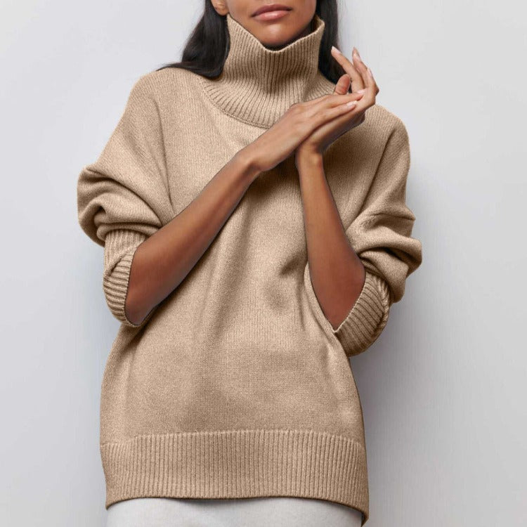 GR | Rollkragen Strickpullover