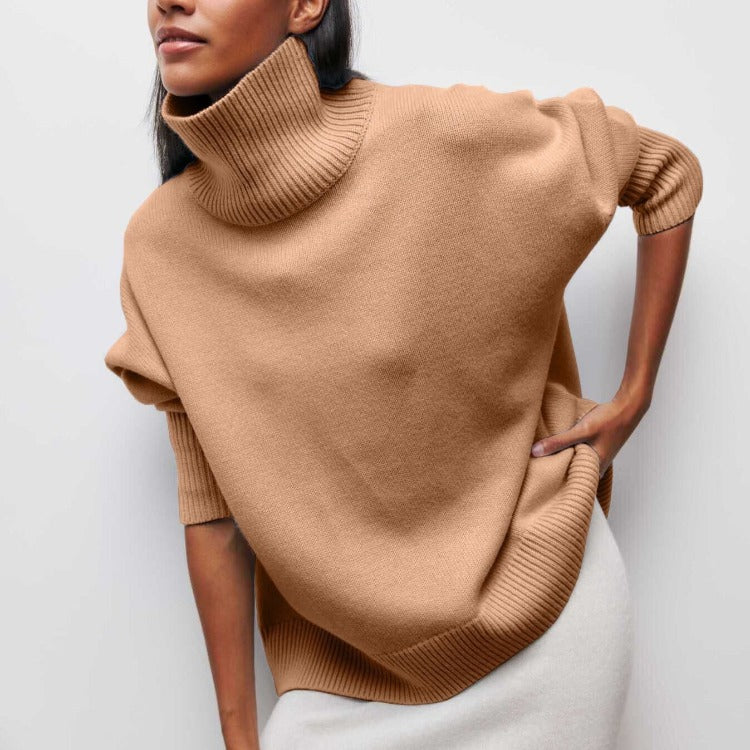 GR | Rollkragen Strickpullover
