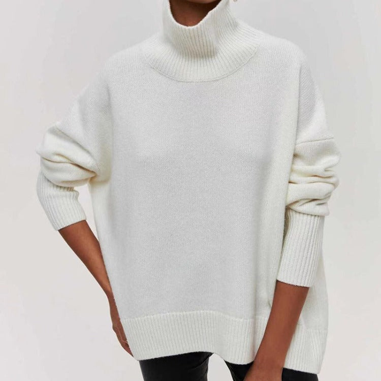 GR | Rollkragen Strickpullover
