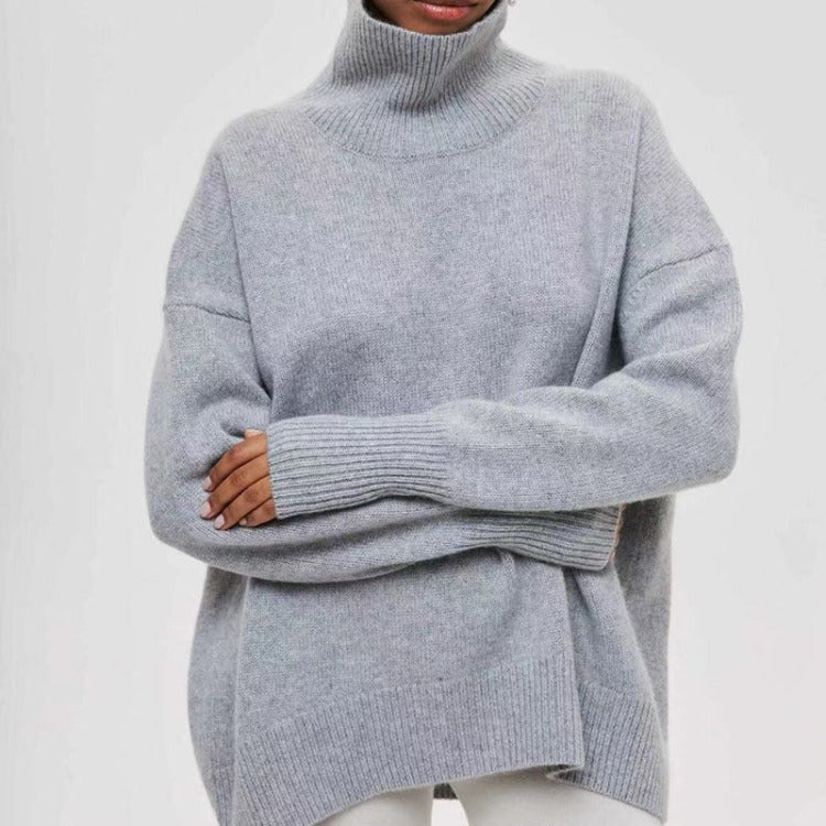 GR | Rollkragen Strickpullover
