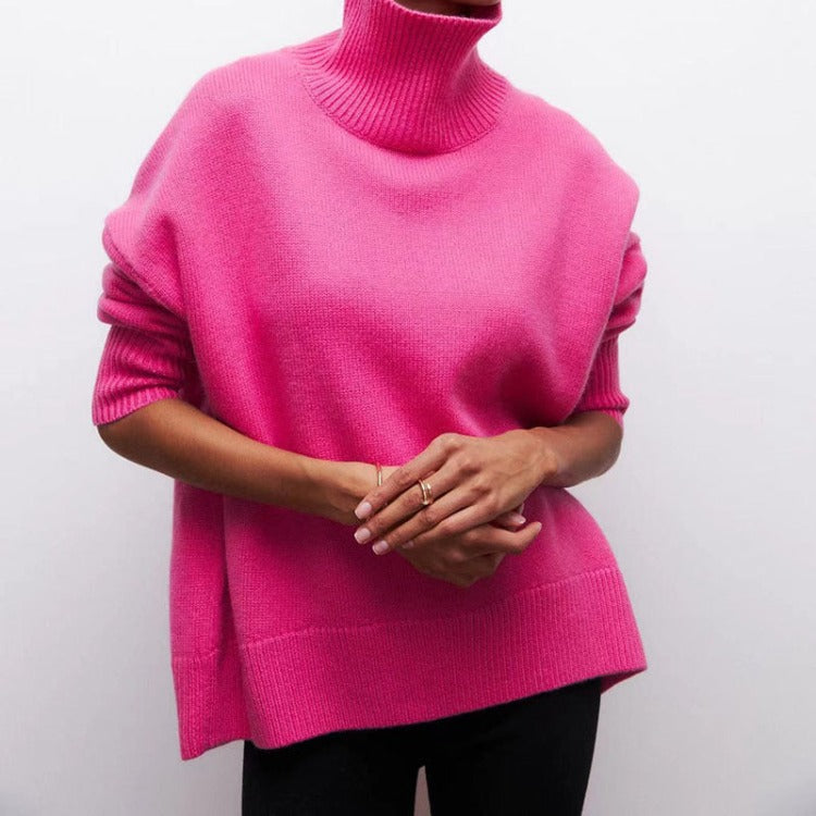 GR | Rollkragen Strickpullover