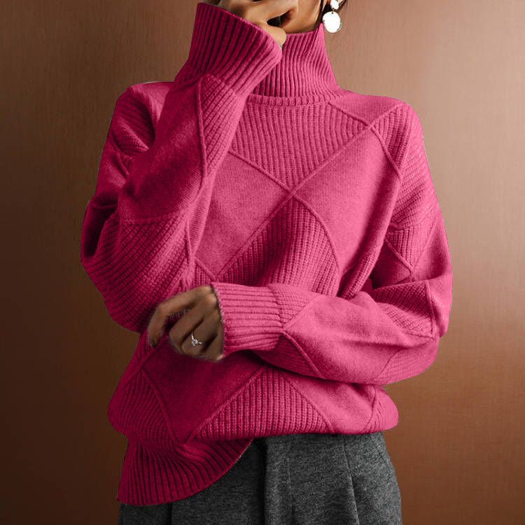 GR | Eleganter Rollkragenpullover