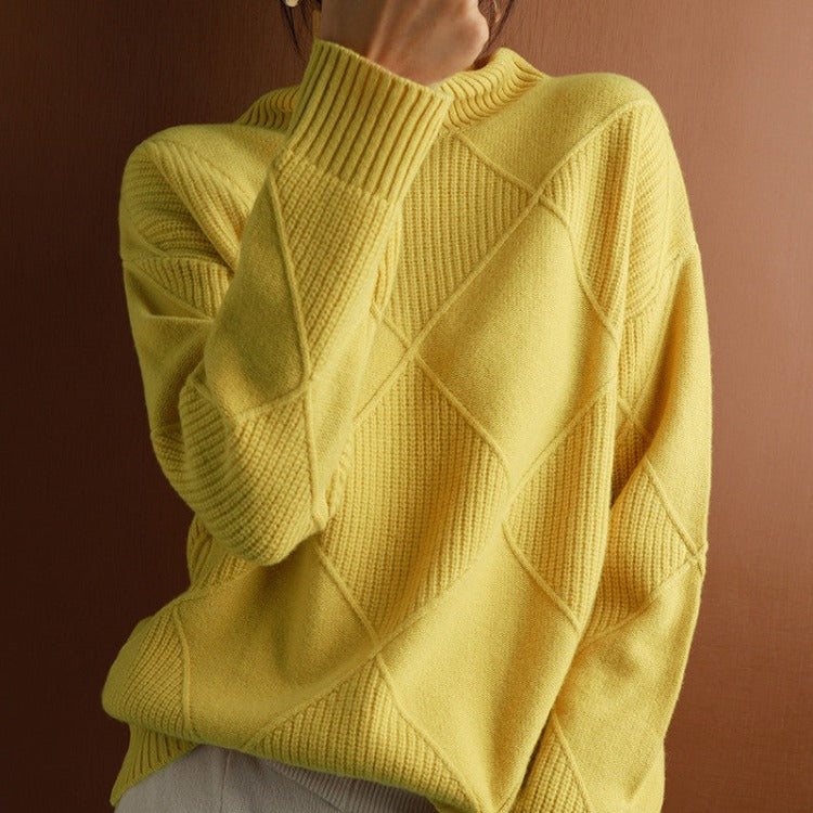 GR | Eleganter Rollkragenpullover